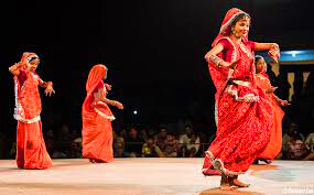 Jat-Jatin folk dance performance from Mithila Bihar